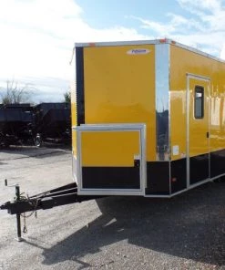 8.5' x 20' Concession Trailer Yellow Food Event Catering -Cheap Concession Trailers Shop sam 5586