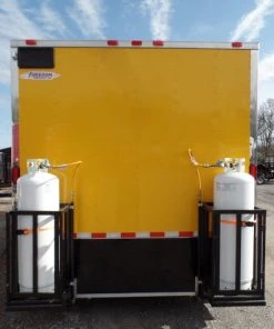 8.5' x 20' Concession Trailer Yellow Food Event Catering -Cheap Concession Trailers Shop sam 5595