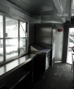 8.5' x 20' Concession Food Trailer White Event Catering -Cheap Concession Trailers Shop sam 5689