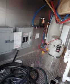 8.5' x 17' Concession Trailer Charcoal Grey Food Event Catering -Cheap Concession Trailers Shop sam 5740