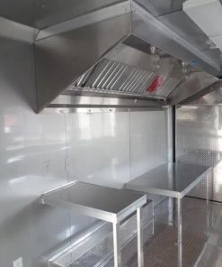 8.5' x 17' Concession Trailer Charcoal Grey Food Event Catering -Cheap Concession Trailers Shop sam 5749
