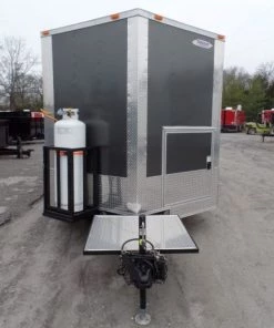 8.5' x 17' Concession Food Trailer Charcoal Grey -Cheap Concession Trailers Shop sam 5766