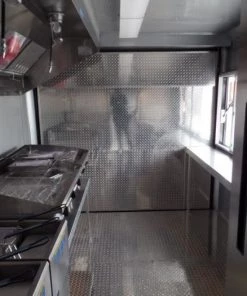 8.5' x 17' Concession Food Trailer Charcoal Grey -Cheap Concession Trailers Shop sam 5771