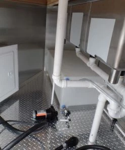 8.5' x 16' Concession Food Trailer White Event Catering -Cheap Concession Trailers Shop sam 5852