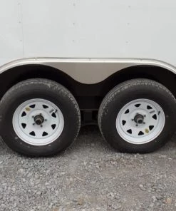 8.5' x 16' Concession Food Trailer White Event Catering -Cheap Concession Trailers Shop sam 5854