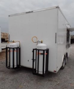 8.5' x 16' Concession Food Trailer White Event Catering -Cheap Concession Trailers Shop sam 5856