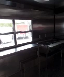 8.5' x 16' Concession Food Trailer White Event Catering -Cheap Concession Trailers Shop sam 5863