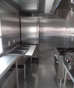 8.5' x 16' Concession Food Trailer White Event Catering -Cheap Concession Trailers Shop sam 5868