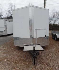 8.5' x 16' White Concession Food Trailer With Appliances -Cheap Concession Trailers Shop sam 5871