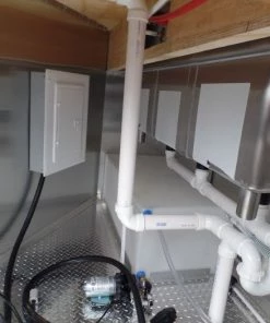 8.5' x 16' White Concession Food Trailer With Appliances -Cheap Concession Trailers Shop sam 5874