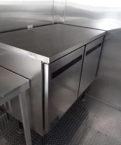 8.5' x 16' White Concession Food Trailer With Appliances -Cheap Concession Trailers Shop sam 5883