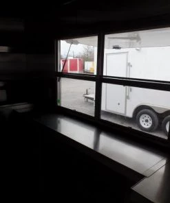 8.5' x 16' White Concession Food Trailer With Appliances -Cheap Concession Trailers Shop sam 5885