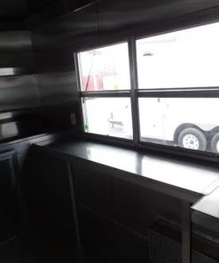 8.5' x 16' White Concession Food Trailer With Appliances -Cheap Concession Trailers Shop sam 5886