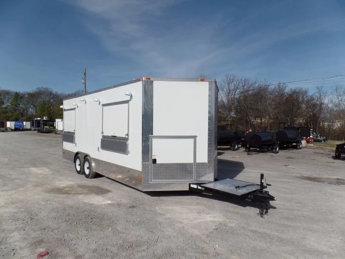 8.5' x 20' Concession Food Trailer White With Appliances 24 8.5' x 20' Concession Food Trailer White With Appliances - Image 24