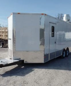 8.5' x 20' Concession Food Trailer White With Appliances 44 8.5' x 20' Concession Food Trailer White With Appliances -Cheap Concession Trailers Shop sam 5967