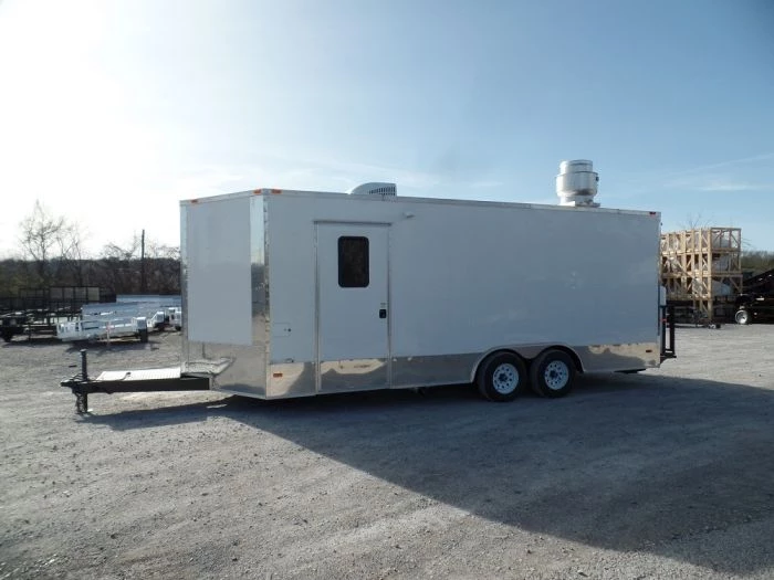 8.5' x 20' Concession Food Trailer White With Appliances 14 8.5' x 20' Concession Food Trailer White With Appliances - Image 14