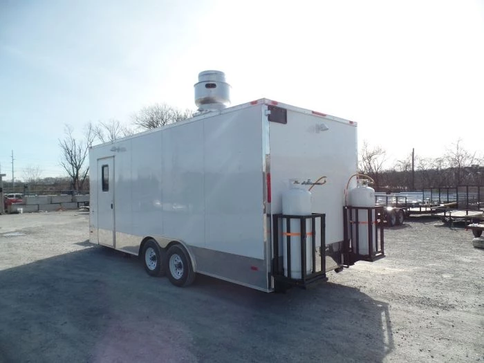 8.5' x 20' Concession Food Trailer White With Appliances 23 8.5' x 20' Concession Food Trailer White With Appliances - Image 23