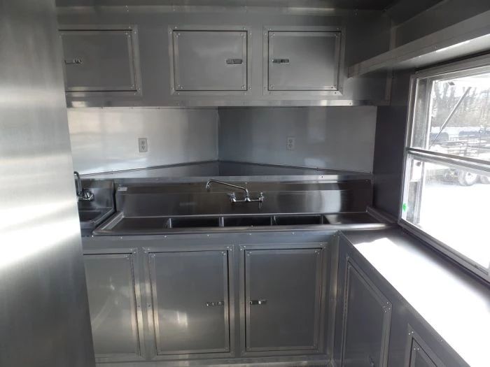 8.5' x 20' Concession Food Trailer White With Appliances 16 8.5' x 20' Concession Food Trailer White With Appliances - Image 16