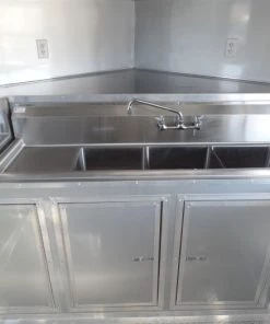 8.5' x 20' Concession Food Trailer White With Appliances 54 8.5' x 20' Concession Food Trailer White With Appliances -Cheap Concession Trailers Shop sam 5987