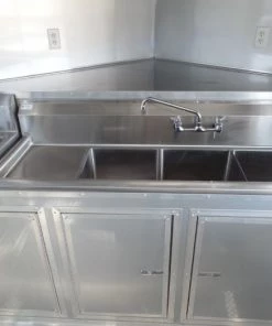 8.5' x 20' Concession Food Trailer White With Appliances 64 8.5' x 20' Concession Food Trailer White With Appliances -Cheap Concession Trailers Shop sam 5988