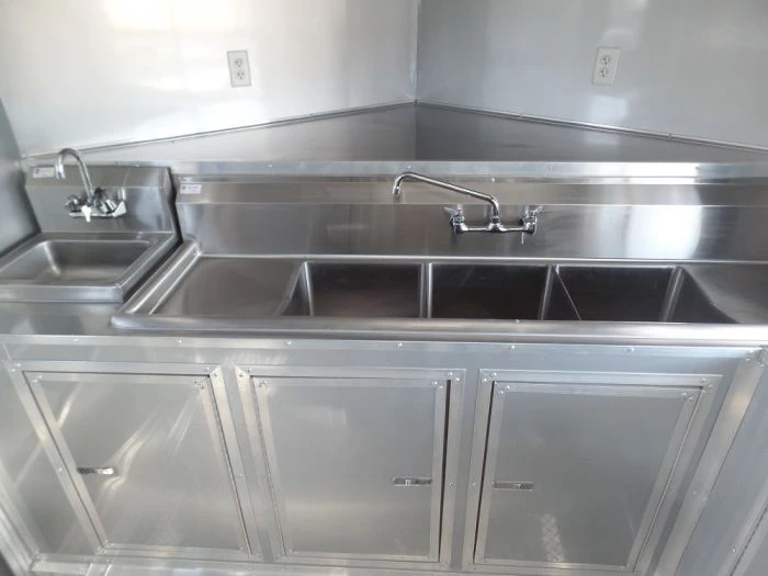 8.5' x 20' Concession Food Trailer White With Appliances 30 8.5' x 20' Concession Food Trailer White With Appliances - Image 30