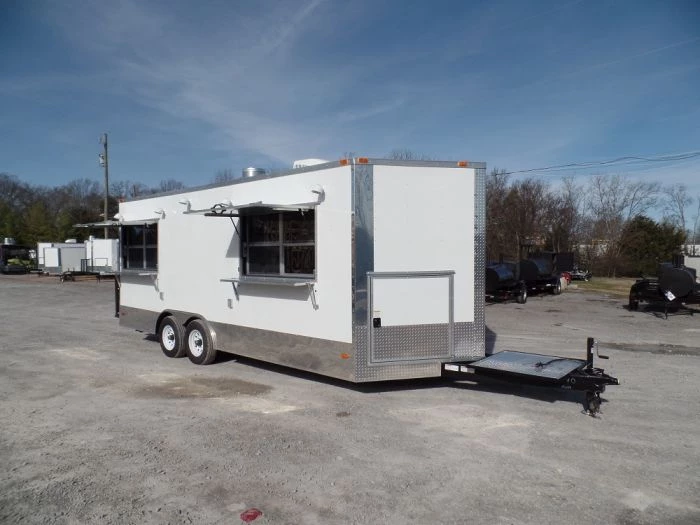 8.5' x 20' Concession Food Trailer White With Appliances 11 8.5' x 20' Concession Food Trailer White With Appliances - Image 11