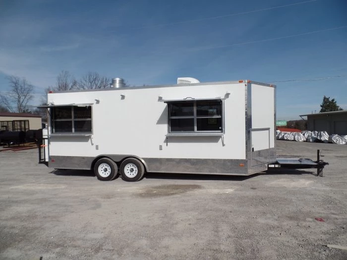 8.5' x 20' Concession Food Trailer White With Appliances 19 8.5' x 20' Concession Food Trailer White With Appliances - Image 19