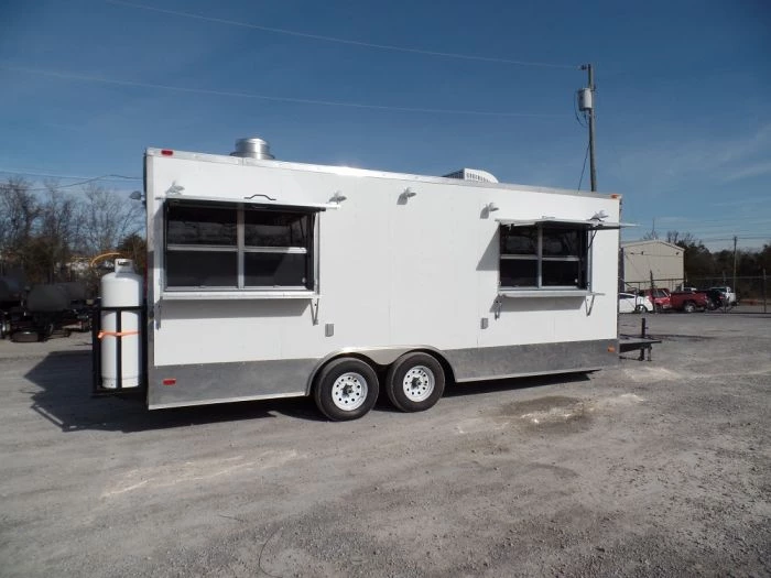8.5' x 20' Concession Food Trailer White With Appliances 32 8.5' x 20' Concession Food Trailer White With Appliances - Image 32
