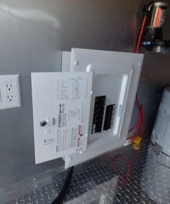 8.5' x 24' Concession Food Trailer Black With Appliances -Cheap Concession Trailers Shop sam 6074