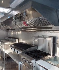 8.5' x 24' Concession Food Trailer Black With Appliances -Cheap Concession Trailers Shop sam 6087