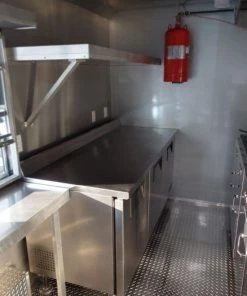 8.5' x 24' Concession Food Trailer Black With Appliances -Cheap Concession Trailers Shop sam 6089