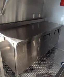 8.5' x 24' Concession Food Trailer Black With Appliances -Cheap Concession Trailers Shop sam 6091