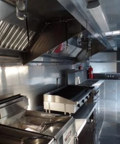 8.5' x 24' Concession Food Trailer Black With Appliances -Cheap Concession Trailers Shop sam 6092