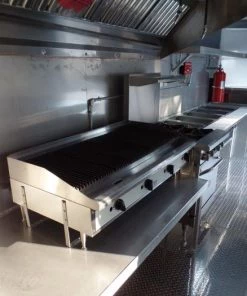 8.5' x 24' Concession Food Trailer Black With Appliances -Cheap Concession Trailers Shop sam 6093