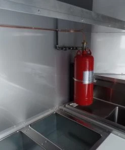 8.5' x 24' Concession Food Trailer Black With Appliances -Cheap Concession Trailers Shop sam 6096