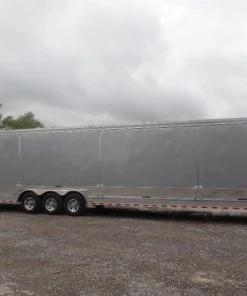 Silver Frost 8.5x48 Event Display Trailer -Cheap Concession Trailers Shop sam 6261