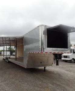Silver Frost 8.5x48 Event Display Trailer -Cheap Concession Trailers Shop sam 6266