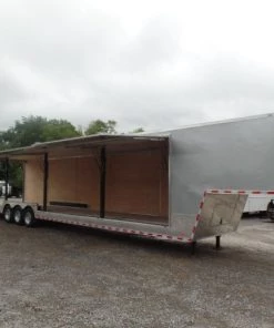 Silver Frost 8.5x48 Event Display Trailer -Cheap Concession Trailers Shop sam 6267