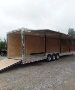 Silver Frost 8.5x48 Event Display Trailer -Cheap Concession Trailers Shop sam 6269
