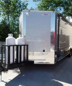 8.5' x 24' Concession Trailer Silver Frost Food Event Catering -Cheap Concession Trailers Shop sam 6566