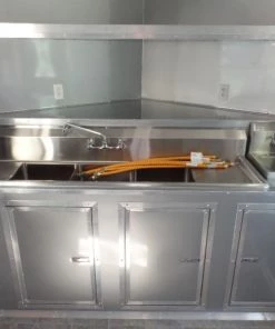 8.5' x 24' Concession Trailer Silver Frost Food Event Catering -Cheap Concession Trailers Shop sam 6574