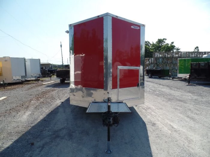 8.5' x 28' Concession Food Trailer Red BBQ Event Catering 16 8.5' x 28' Concession Food Trailer Red BBQ Event Catering - Image 16