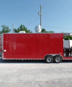 8.5' x 28' Concession Food Trailer Red BBQ Event Catering 26 8.5' x 28' Concession Food Trailer Red BBQ Event Catering -Cheap Concession Trailers Shop sam 6640 1
