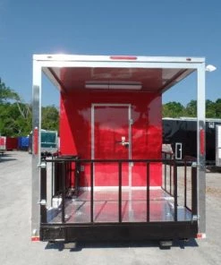 8.5' x 28' Concession Food Trailer Red BBQ Event Catering 37 8.5' x 28' Concession Food Trailer Red BBQ Event Catering -Cheap Concession Trailers Shop sam 6642 1