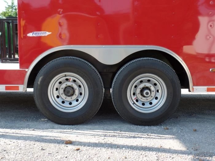 8.5' x 28' Concession Food Trailer Red BBQ Event Catering 21 8.5' x 28' Concession Food Trailer Red BBQ Event Catering - Image 21