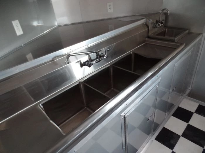 8.5' x 28' Concession Food Trailer Red BBQ Event Catering 5 8.5' x 28' Concession Food Trailer Red BBQ Event Catering - Image 5