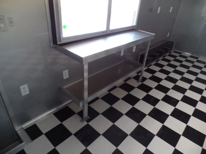 8.5' x 28' Concession Food Trailer Red BBQ Event Catering 8 8.5' x 28' Concession Food Trailer Red BBQ Event Catering - Image 8