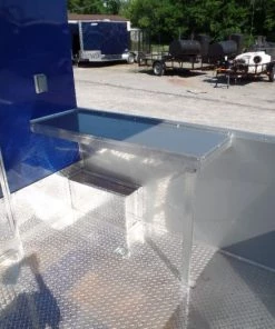 8.5' x 22' Blue BBQ Concession Food Trailer -Cheap Concession Trailers Shop sam 6784