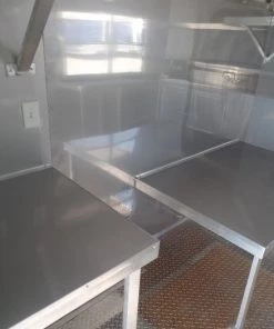 8.5' x 22' Blue BBQ Concession Food Trailer -Cheap Concession Trailers Shop sam 6788