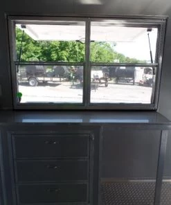 8.5' x 22' Blue BBQ Concession Food Trailer -Cheap Concession Trailers Shop sam 6793